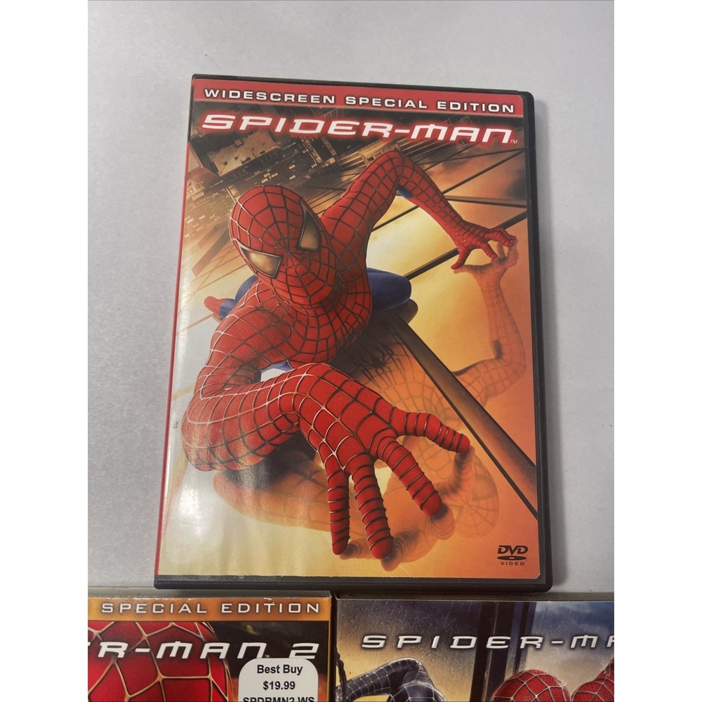 Spider-Man Trilogy 1 2 3 Wide Screen Special Edition 3 DVD Tobey Maguire - Picture 2 of 9